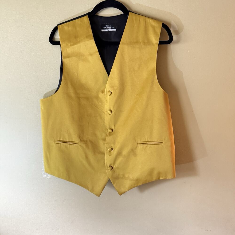Formal Tuxedo Prom Homecoming Suiting Wedding Groomsman Satin Tuxedo Vest Medium